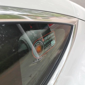 Automobil statičke naljepnica za Tesla Model S X Y 3 Brisanje drvosječa antistatički naljepnice bez gubitaka umetnuti prozor automobila elektrostatski naljepnice