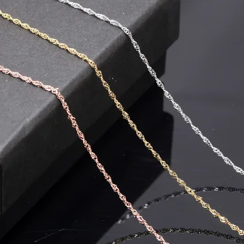S925 srebra Ogrlice za žene jednostavna moda zmija lanca elegantne ženske nakit