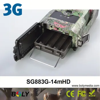 3G bežične lovačke kamere Bolyguard SG883G-14mHD MMS/GPRS 14MP 940nm nevidljivi IR-tragovima kamere фотоловушки