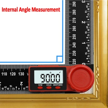 200 mm Digitalni kutno Ravnalo, kutomjer инклинометр гониометр razinu mjerni alat od nehrđajućeg čelika elektronski senzor kuta