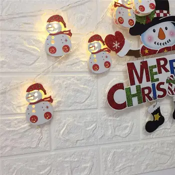 Božić je dovelo priču gudačkih svjetla baterije led Snjegović svjetla za obitelj Božićno drvce božićno uređenje