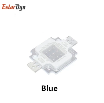 200PCS 10W white/warm white/Red/green/blue/yellow Led chip 10w Lamp beads 10W led Integrated High power led 10w