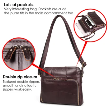Cobbler Legenda Women Bag Multi Pockets & Card Casual Crossbody Prirodna Koža Rame Torba Za Munje Dizajner Berba Ženske Torbe