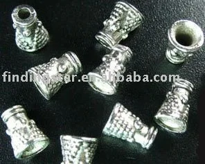 Besplatna dostava 600шт Tibetanski srebro пунктирный konus razuporne perle A422