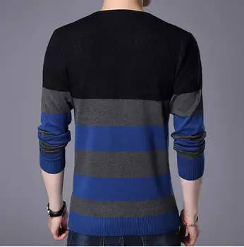 Muški džemper pure cashmere pletene zimske topli pulover V-neck, dugi rukav standardne veste muški kardigan 9 boja veličina L-XL