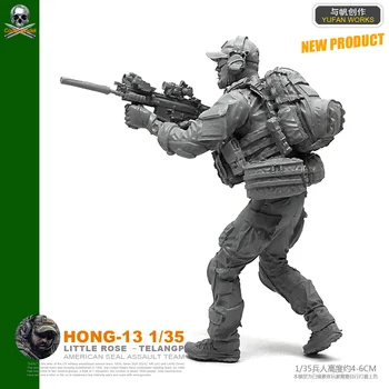 Yufan Model 1/35 Bindemittel Soldier Of Us Seals Model Kits Unmounted Hong-13