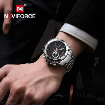 NAVIFORCE muški satovi luksuzni poslovni sat vojni Sport digitalni kronograf kvarcni ručni sat Muške vodootporne analogni sat