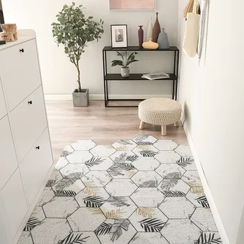 PVC Svilene petlja tepih tepih vrata mat minimalistički skandinavski protuklizni unutarnji ulaz kuhinja kupaonica otirač za noge tepih poda vrata tepih