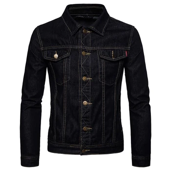 Muška moda traper jakna muškarci proljeće i jesen plus size 5XL jakna branded odjeću