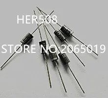 100pc HER508 HER5O8 5A 800V DO-27 brz oporavak dioda