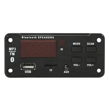 FLH 5/12 V LCD Bluetooth MP3 dekoder odbora WAV, WMA dekodiranje MP3 player audio modul podržava FM radio, AUX USB s tekstualnim prikazom