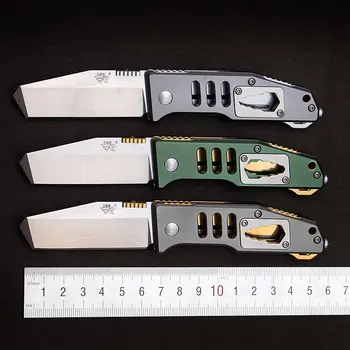 SANRENMU 7046 ručne alate za opstanak mini nož na sklapanje sa staklom/prozora prekidač okasti ključ za putovanja i kampiranje planinarenje