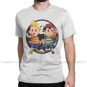 Muška majica Ness And Lucas EarthBound Cotton Tees kratkih rukava Mother RPG Giygas Video Game T Shirt O Vrat Clothes Graphic