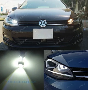 2 komada high power led dnevna svjetla DRL Zamjena žarulje za VW Golf MK7 Golf7 Golf VII(2013-up samo sa xenon prednja svjetla)