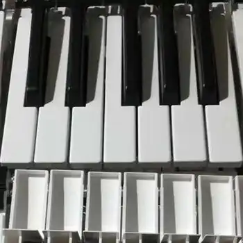 Za 1 kom. (1 Crni Ključ +1 Bijela Ključ) tipke klavijature Yamaha KB280 KB281 KB290 PSR-S550 S650 670 crno-bijela