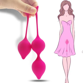 Silikonski baloni Kegelove vaginalni stegnite vježbe trener Ljubav loptu vaginu i klitoris stimulans ben wa loptu erotske igračke, seks-igračke za žene
