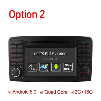 Ownice C500 Android 6.0 Octa Core 32G ROM auto DVD player GPS za Mercedes GL, ML CLASS W164 X164 ML350 ML450 GL320 GL450 4G LTE