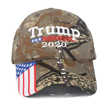 2020 novi Trump šešir kape vez zastavu SAD-pamuk Trump kape vanjski maskirne