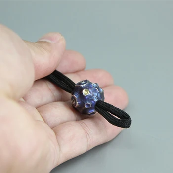 1pc meteorit oblik titan legure nož perle lanyard privjesak narukvica i ogrlica DIY ukrasni pribor privjesak EDC alat