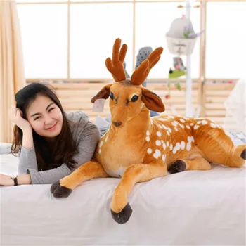 Modeliranje uočena jelen pliš igračke lutka plišane životinje crtani životinje djeca jastuk uređenje doma pribora Dar za dječaka