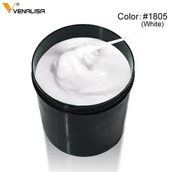 Venalisa 1 kg Poli noktiju gel za francuski Nail Art Kristalno prozirne nokte kamuflaža žele boja UV LED nokte izgraditi produžetak gel