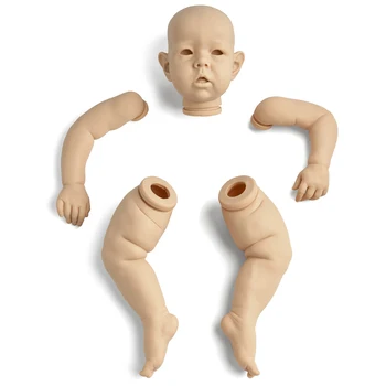 20 inča Reborn Baby Doll Kit DIY prazna lutka 50 cm vinil neobojeni nezavršene dijelovi lutke ručni rad rođenja lutke Božićni poklon