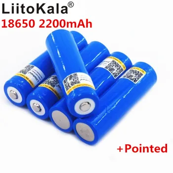 Nova baterija LiitoKala 18650 kapacitet baterija 3.7 V 2200 mAh Li-Ion punjiva baterija 18650 za auto / igračke / svjetiljku