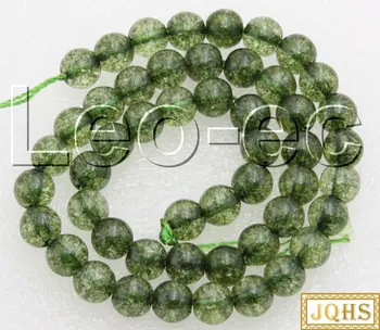 AAA 8 mm okrugli zeleni turmalin kamen slobodan perle za izradu nakita Strand 15