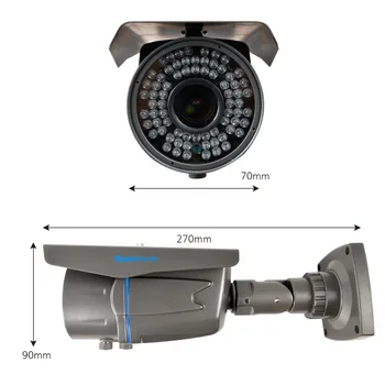 TOPROHOIME H. 265 4MP 48V POE IP kamera vanjska IR vodootporna kamera 2.8 mm-12 mm motorizirani zoom af sigurnosti POE kamera