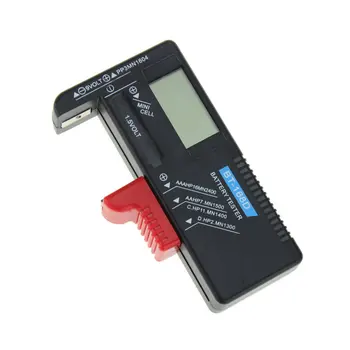 BT168D Battery Tester Digital Display Battery Capacity Tester For 9v No 1/2/5/7 dugme baterija izravan digitalni prikaz