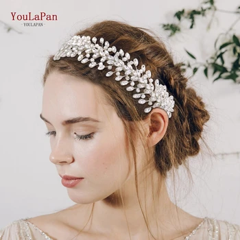 YouLaPan HP351 Pearl trake za kosu žene ukras za kosu gorski kristal ободки žene tijara vjenčanje kape za mladu оголовье