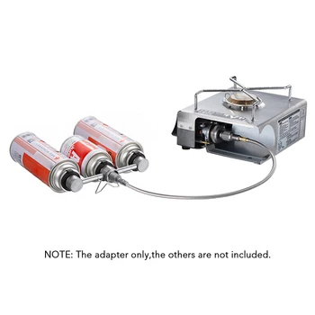 3 u 1 Butan adapter aluminijska legura конверсионный adapter kazeta plinski kanister Butan pretvarač boca za vanjsku kampiranje pješačenje