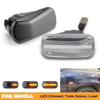 Car Dynamic led turn indicator signal repeator lights for Honda Accord i Civic City CR-V Fit Jazz HR-V Integra DC5 Odyssey Stream