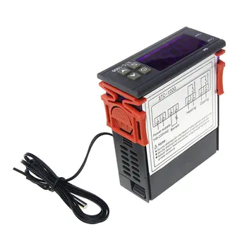 Stc-1000 Dual-Output Led Digitalni Regulator Temperature Termostat Za Hlađenje Termostat Grijač