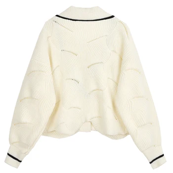 Comelsexy pletene kardigan ženska jesen novi stil u college нерегулярная odjeća All-match выдалбливают kratak džemper, kaput