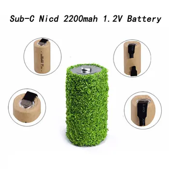 8шт SC odvijač električne baterije 1.2 V 2200mah Sub C Ni-Cd baterija baterija baterija baterija baterija za električni alat bušilica baterija NiCd SUBC