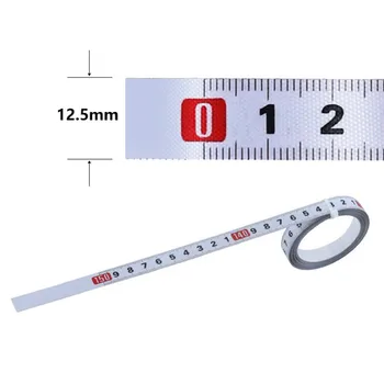 1-5m Mitra od nehrđajućeg čelika trag rulet samoljepivi metrički skala linija rust čvrsta i izdržljiva linija