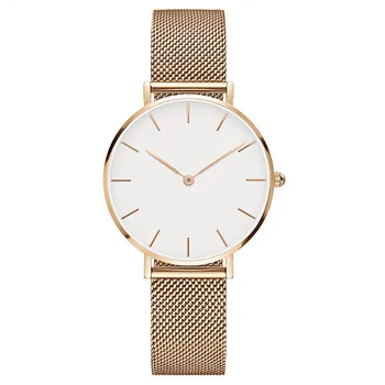 Trendi ženski sat minimalizam serije 9 boja na raspolaganju remen od nehrđajućeg čelika svakodnevne ženski ručni Kvarcni sat reloj de mujer