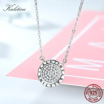 KALETINE Marka natpisi srebro 925 privjesak ogrlice cijele Šarm ogrlica nove akvizicije srebrni nakit za žene Bijoux KLTN055
