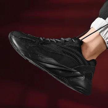 Platforma prigušenja muške Casual cipele i tenisice za muškarce apartmani treneri cipele za hodanje Zapatillas britanski stil obuće sportska obuća
