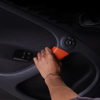 Ručka vrata automobila navlaka kožna zaštitna torbica za Smart fortwo 453 auto oprema za interijer slaganje ukrasa modifikacija