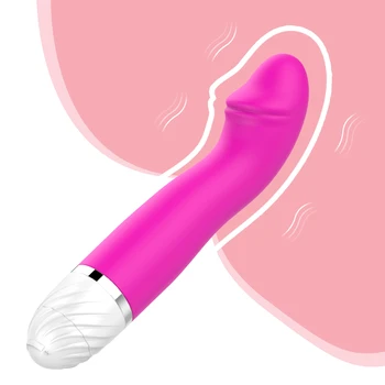 IKOKY G-spot potiču dildo vibrator Donje vaginu i klitoris maser silikon jake vibracije AV Stick seks-igračke za žene