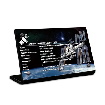 Akrilna izlog brand za creator 21321 idea International Space Station igračke building blocks
