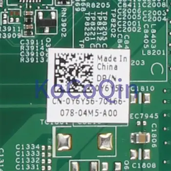Matična ploča laptopa KoCoQin za matične ploče DELL Insprion 15R N5010 CN-0Y6Y56 0Y6Y56 09909-1 48.4HH01.011 HM57