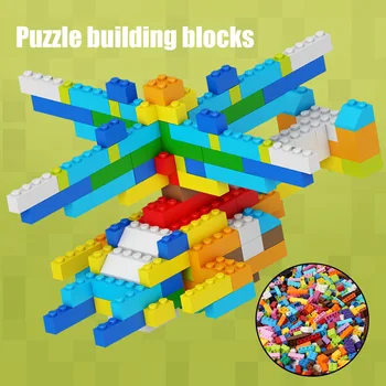 Creative 1000 Komada DIY Building Blocks City Bricks Bulk Model Figures Educational Kids Igračke Compatible All Brands