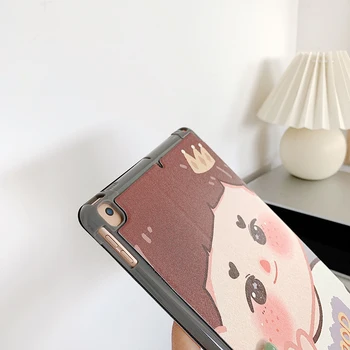 Par ljubitelje dječak djevojčica slatka crtani film prekrasan blaga tableta zaštitna torbica za iPad Air 1 2 3 Mini 4 5 Pro 2017 2018 2019 2020 poklopac