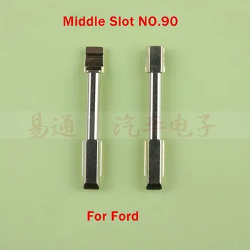 Top Quality Middle Slot NO. 90 Car Remote Key Blade FOR Ford mondeo Modified Flip Remote Key Shell Blade Repacemet
