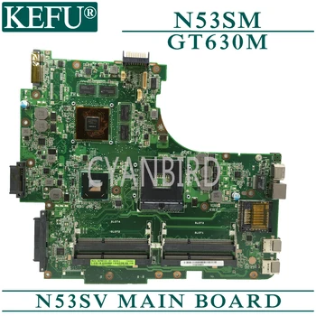 KEFU N53SV izvorna matična ploča za ASUS N53SM N53SN s matične ploče laptopa GT630M