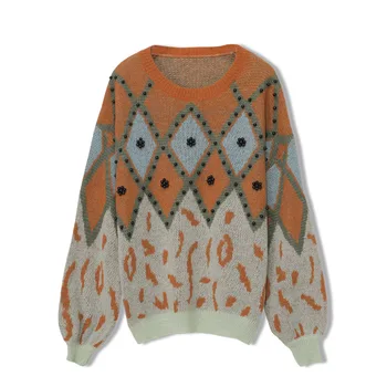 Jesen zima svakodnevne veste za žene 2020 ogroman slobodan modni pleteni kvalitetne puloveri Ženski veste B214