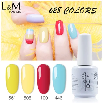 I DO noktiju gelpolish colorful China Gel Polish Create your own brand 12pcs/lots long lasting gel nail polish bling color gel